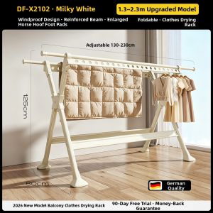 MINGZHI | Multifunctional Folding Clothes Drying Rack