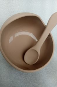 Suction Bowl Mangkuk + Sendok Makan Bayi Silikon