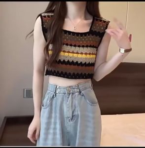 Lightweight Summer Outfits: Bohemian Vest & Casual Sleeveless Camisole