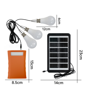 Multifunctional Solar LED Light 3 Bulbs USB Rechargeable Wall Lights With Hook Camping Lamp Emergency Lights Sunlight For Tent