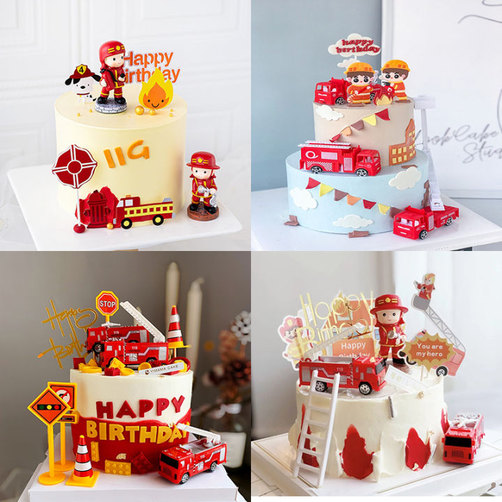 Buy Firefighter Wedding, Firefighter Cake Topper, Wedding Cake Topper, Fireman  Cake Topper Online in India - Etsy