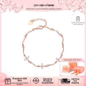 Luxury Sparkle Four Leaf Clover Bracelet