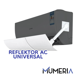 Reflektor Udara AC Lipat Universal Reflector Acrylic Akrilik Talang Penahan Hembusan Angin Air Conditioner Windshield Screen Cover Protection Murah Bagus