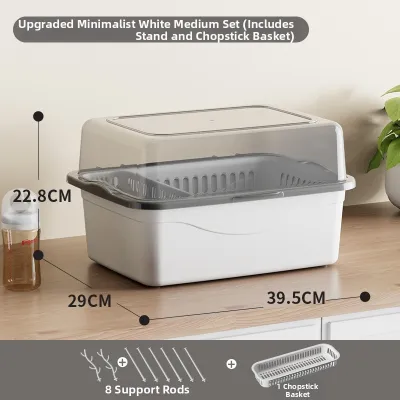 Baby Feeding Supplies Storage Box Drainable