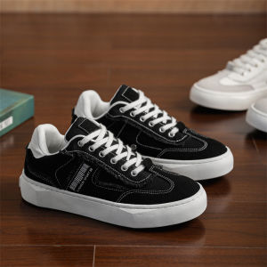 MAZZUCATO Canvas Sneakers Casual Sport Shoes Vintage Low-Top Tassel Design for Back-To-School Mens Footwear Breathable round Toe