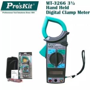 Proskit 3 1/2 Hand Held Digital Clamp Meter MT-3266