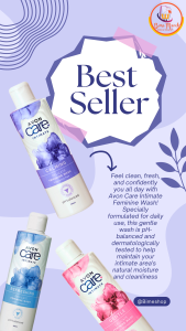 Avon Care Intimate Feminine Wash 250ml – Gentle Daily Cleanser for Intimate Care