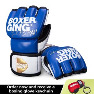 GINGPAI | Adult Half Finger Professional Training Boxing Gloves