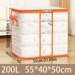 Plastic Transparent Clothes Blanket Quilt Organizer Storage Bag With Zipper Foldable Luggage Moving Packing Pouch