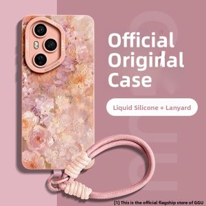 GGUU | Silicone Anti-drop Womens Phone Case with Lanyard