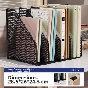 evesigar | Organizational Five-section Book and File Storage Shelf