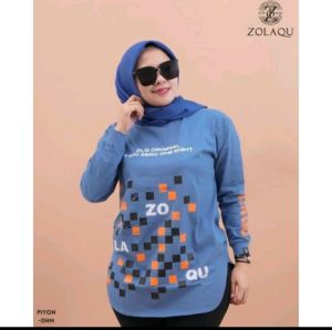 ZOLAQU SEMI TUNIK TERBARU ATASAN ZOLAQU COMBED 24S ZOLAQU SYARI ATASAN ZOLAQU MODEL OVAL