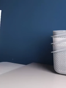 Portable Bath Basket Portable Bathroom Storage Caddy Organizer Bin Plastic Toiletry Storage Basket