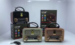 Đài radio NNS-8091BT có bluetooth FM-AM/FM/SW  Siêu Phẩm cổ điển sang trọngloa to tích hợp pin sạc cho người cao tuổi