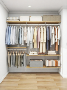 Customizable Japanese Style Walk-in Closet Wardrobe 2.2m