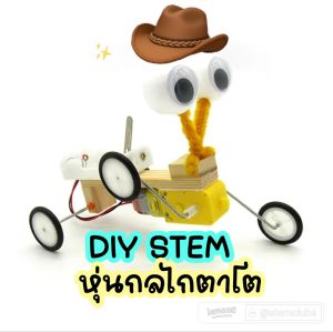 สิ่งประดิษฐ์ หุ่นยนต์DIY หุ่นยนต์ตะขาบ ของเล่นสิ่งประดิษฐ์ขนาดเล็ก ของเล่นวิทยาศาตร์ STEM