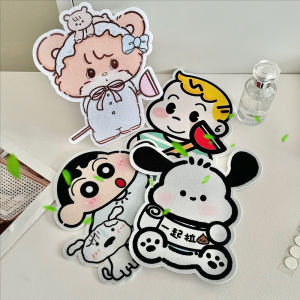 YESPERY New Style Toilet Deodorization Sticker Cartoon Felt Toilet Self-adhesive Sticker Bathroom Toilet Fragrance Adhesive Sticker