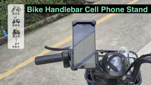 Bike Phone Stand Holder Motorcycle Phone Mount Scooter Handlebar Clamp Detachable Rain Cover Sun Shade for iPhone Samsung and More 4.7-7 Inch
