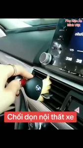 [HCM]Chổi quét bụi vệ sinh nội thất xe oto làm sạch khe hở điều hòa xe hơi lông mềm mịn chải cọ mini lau sạch ôtô-GL314