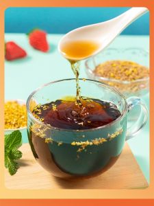 ชาแอปเปิ้ลแห้งแบบมีน้ำตาลทรายผสมชาเขียวอ่อนสดชื่น ชาอ่อนหวานสดชื่น เครื่องดื่มชาเขียวอ่อนสดชื่น บรรจุภัณฑ์แบบกระป๋องขนาด 500 กรัม