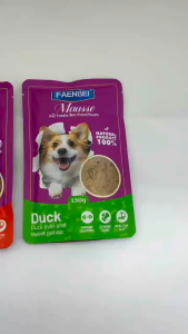 12pcs/18pcs 130g FAENBEI Dog Wet Food Pouch | Nutritious Treats for Puppy & Adult Dogs | Boost Appetite & Supplement Nutrition for All Breeds