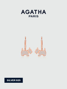 AGATHA | Luxurious Sweet Romantic Design Silver Earrings