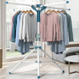Foldable and Extendable Clothes Drying Rack