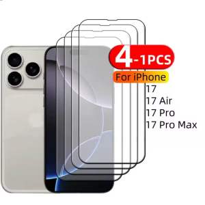 For iPhone 17 Pro Max Glass 17Air Tempered Glass Phone Protective 9H HD Full Cover Glue Screen Protector iPhone17 17 Air 17Pro 17Promax