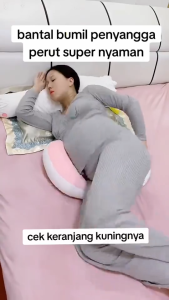 Bantal ibu hamil penyangga perut ibu hamil simpel dan praktis (Jumbo)