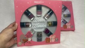 Profusion Cosmetics Winter Wonder 8pc Mini Nail Polish Set Perfect for Christmas Gift