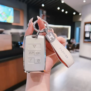 [TPU]Car Key Case Cover for Jaguar E-Pace F-Pace F-Type XE XF XJ High-quality Fashion New Style Car Interior Accessories