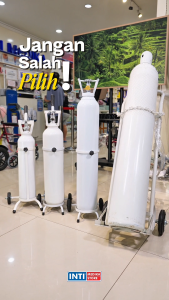 Tabung Oksigen Set 2m3 (+ Regulator + Selang Nasal Oxygen) | Tabung Oxygen