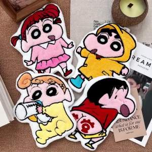 Bandai | 2026**Kawaii Crayon Shin-Chan Cartoon Cute Hand Towel Water-Absorbent Coral Fleece Kitchen Quick-Drying Shower Room Supplies