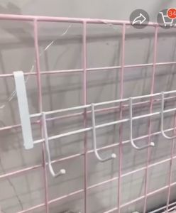 Móc treo quần áo móc cài sườn tủ quần áo tủ kệ lắp ghép móc treo đồ tủ kệ khung lưới lắp ghép