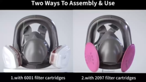 Masker Gas Respirator Full Face Safurance: Proteksi Terbaik untuk Beracun Kimia & Debu Cat