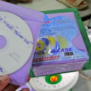 Bịch 100 tờ 340G túi đựng đĩa CD DVD Bluray - túi xốp lụa đựng đĩa CD DVD. loại tốt