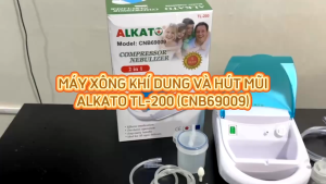 Máy Xông khí dung và Hút Mũi 2 Trong 1 ALKATO TL200 - Công Nghệ Nhật Bản