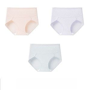 Miiow | Pure Cotton High Waist Triangle Underwear Womens Seamless Breathable Antibacterial Briefs Comfortable Cotton Shorts