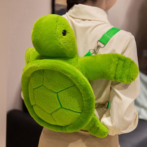 Kawaii Turtle Backpack Plush Toys Stuffed Soft Animal Turtle Pillow Cushion Home Decor Birthday Gifts Back to School Anime Gifts