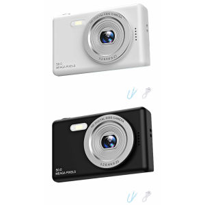 COD [Free Shipping] Compact Digital Camera with Fill Light (TF Card Not Included) Portable Mini Camera Multiple Modes 4K Vlogging Camera Gift for Kids Teens and Starters