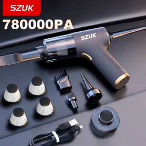 SZUK C006 Car Vacuum Cleaner 780000Pa Strong Suction Portable Handheld Car Cleaner Cleaning Machine Mini Wireless Vacuum Cleaner