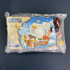 Hot Toys | One Piece 432PCS + 9Dolls Thousand Sunny Pirate Ship Building Blocks Model DIY Assembly Toy Display Gift for Kids or Xmas
