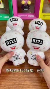 LINE FRIENDS | Official Bt21 Figures Bts Authentic Collectible Toy Dolls Model With Scene Accessories Desktop Decor For K Pop Fans