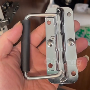 Tay Nắm Hộp Đựng Đồ Lò Xo Gập Inox 304 – Quai Xách Hộp Dụng Cụ Tủ Máy Thiết Bị Thùng Nhôm Flight Case Loa Kéo Vali