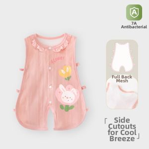 TONGLIANCHUXIN | Sleeveless Breathable Pure Cotton Baby Jumpsuit