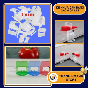 Ke Nhựa Cân Bằng Ốp Lát Gạch Size 1mm 1.5mm 2mm 3mm (100 cái/bịch)