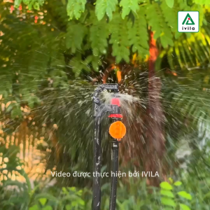 Combo 10 Bộ béc tưới phun mưa G5 cải tiến có ngàm chặn kèm phụ kiện béc tưới cây ăn quả rau màu