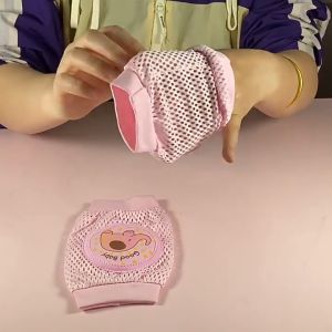 Newborn Baby Crawling Mesh Protection Kneepad Leg Anti-Bump Cover