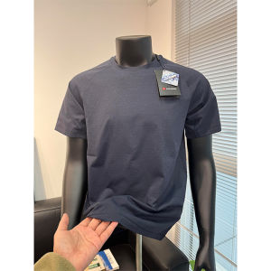 White Quick Dry Ice Silk T-Shirt Mens Lightweight Breathable Summer Running Sport Short Sleeve American Fitness Training Half Sleeve