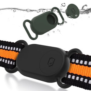 For Samsung Galaxy SmartTag 2 Case Dog&Cat Locator Tracker Cover Silicone Protective Case for Galaxy Smart Tag 2 Holder for Pets